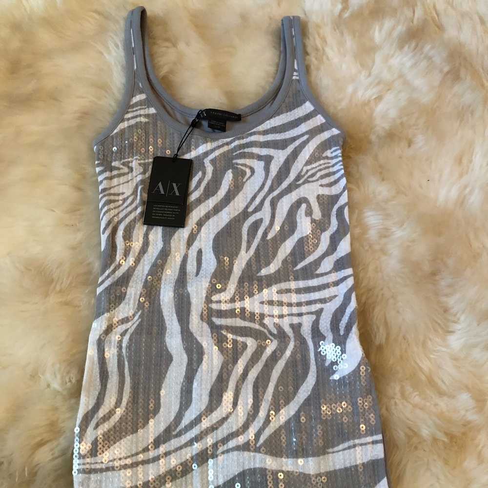 NWT Armani Exchange sequin tank - XS